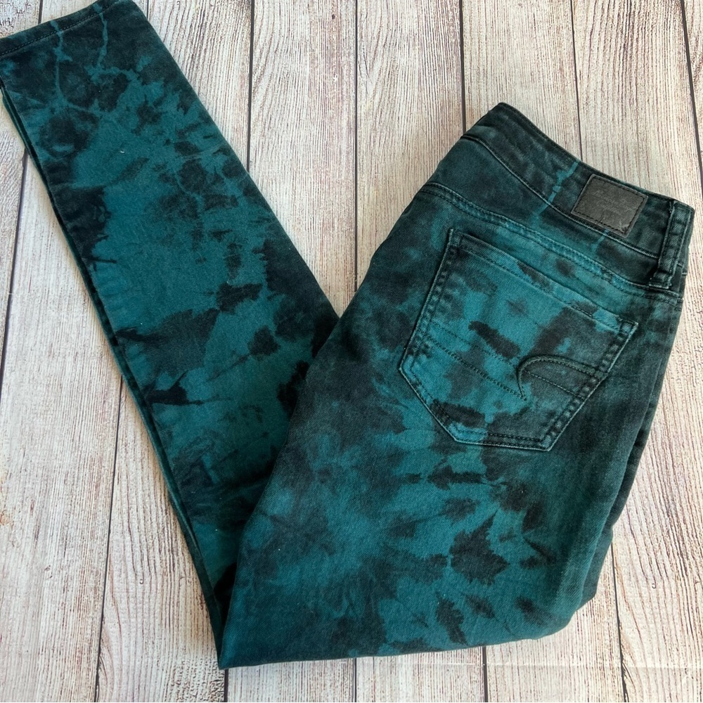 American Eagle Tye Dyed Jegging 4 - Picture 1 of 7